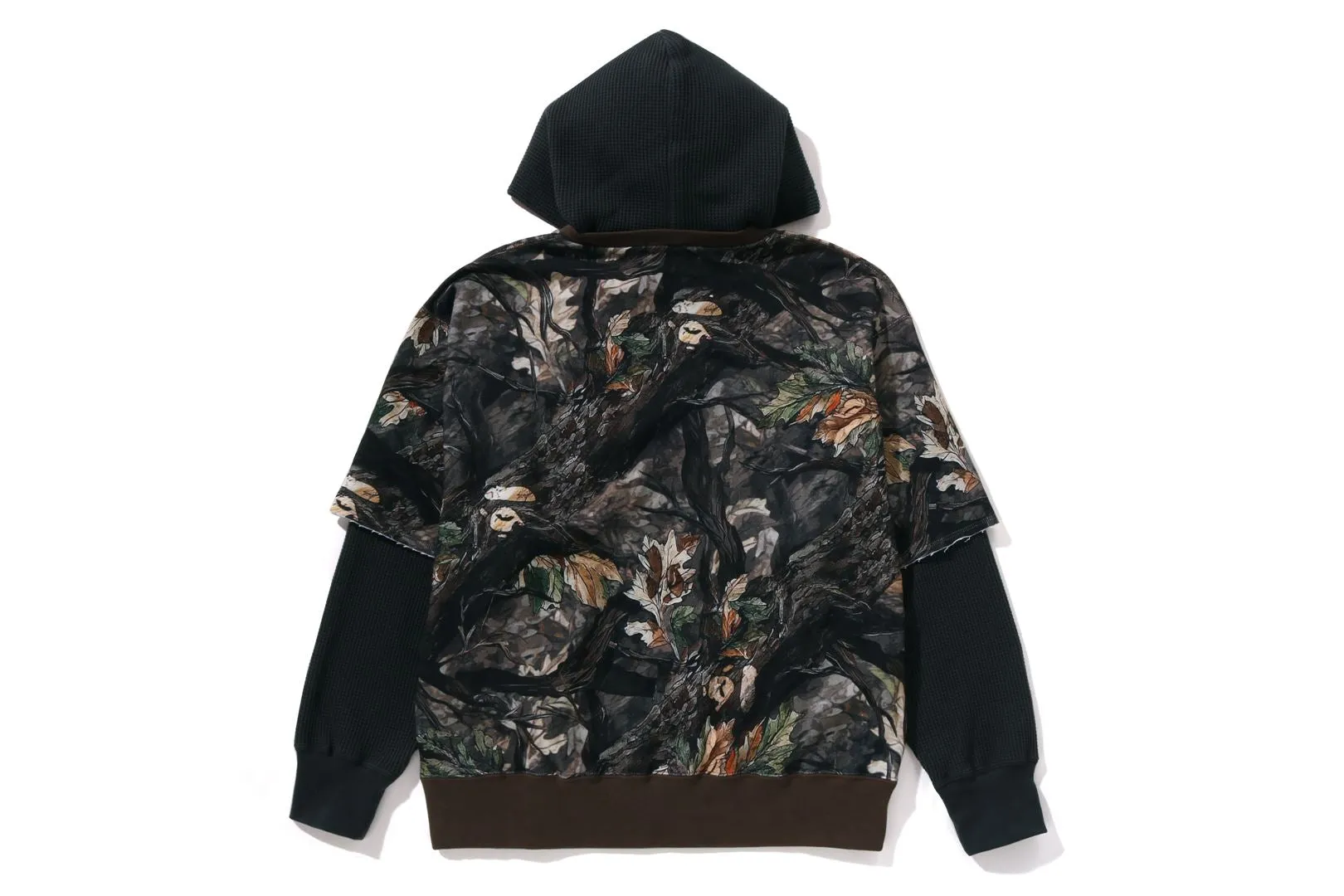 TREE EDGE CAMO LAYERED PULLOVER HOODIE sold by Bape product image thumbnail 2