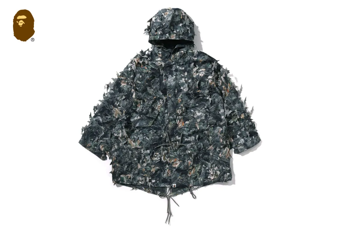 TREE EDGE CAMO LASER CUT M-51 JACKET made by Bape