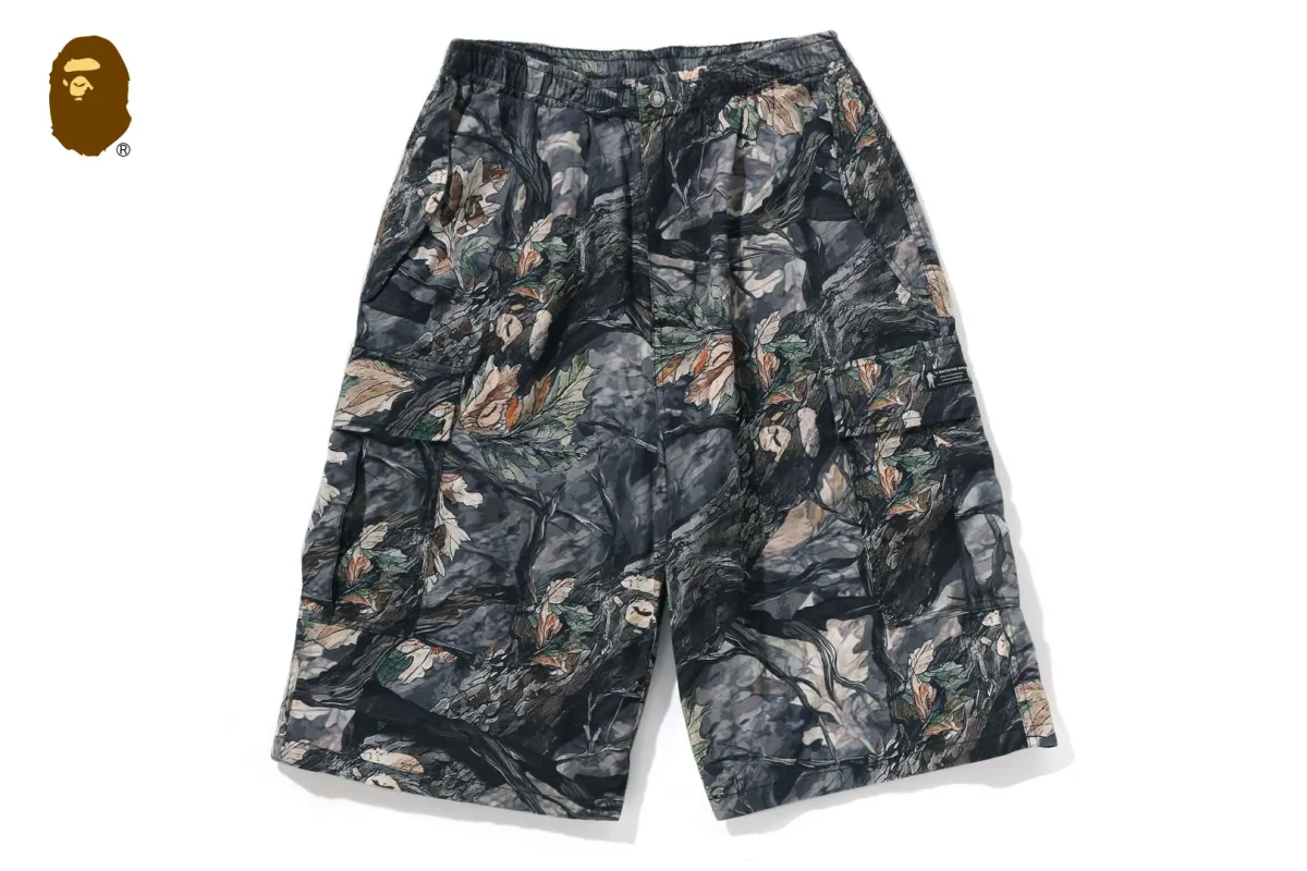 TREE EDGE CAMO CARGO SHORTS made by Bape