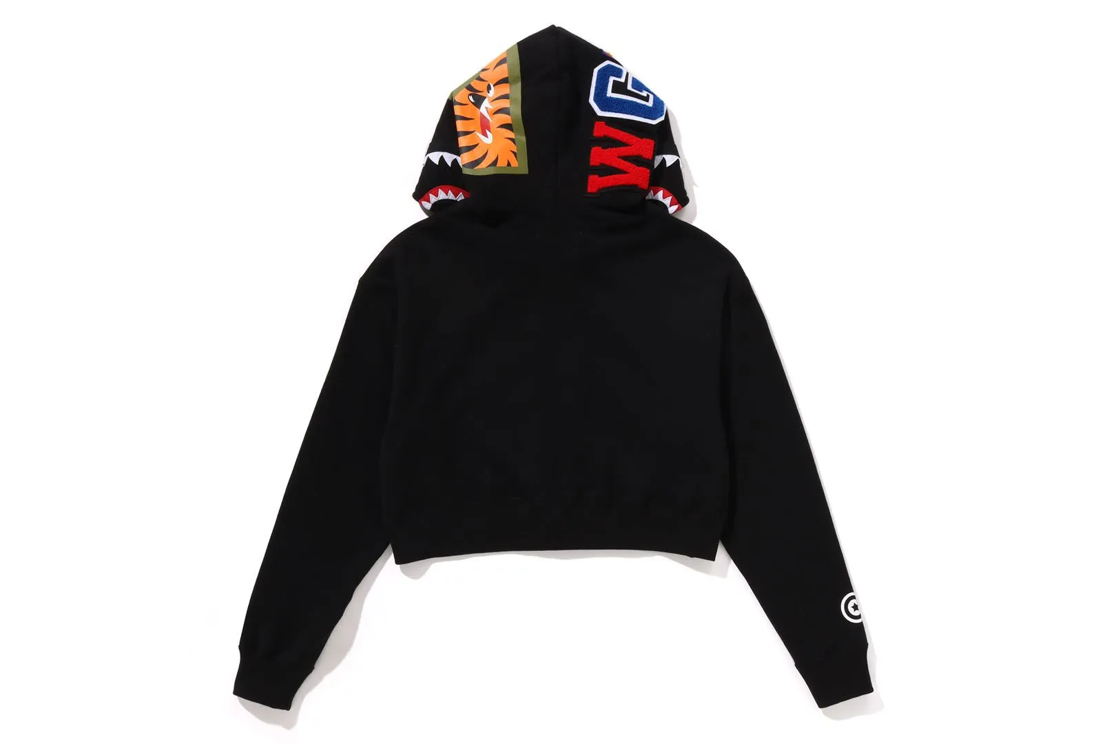 SHARK CROPPED FULL ZIP HOODIE sold by Bape product image thumbnail 3