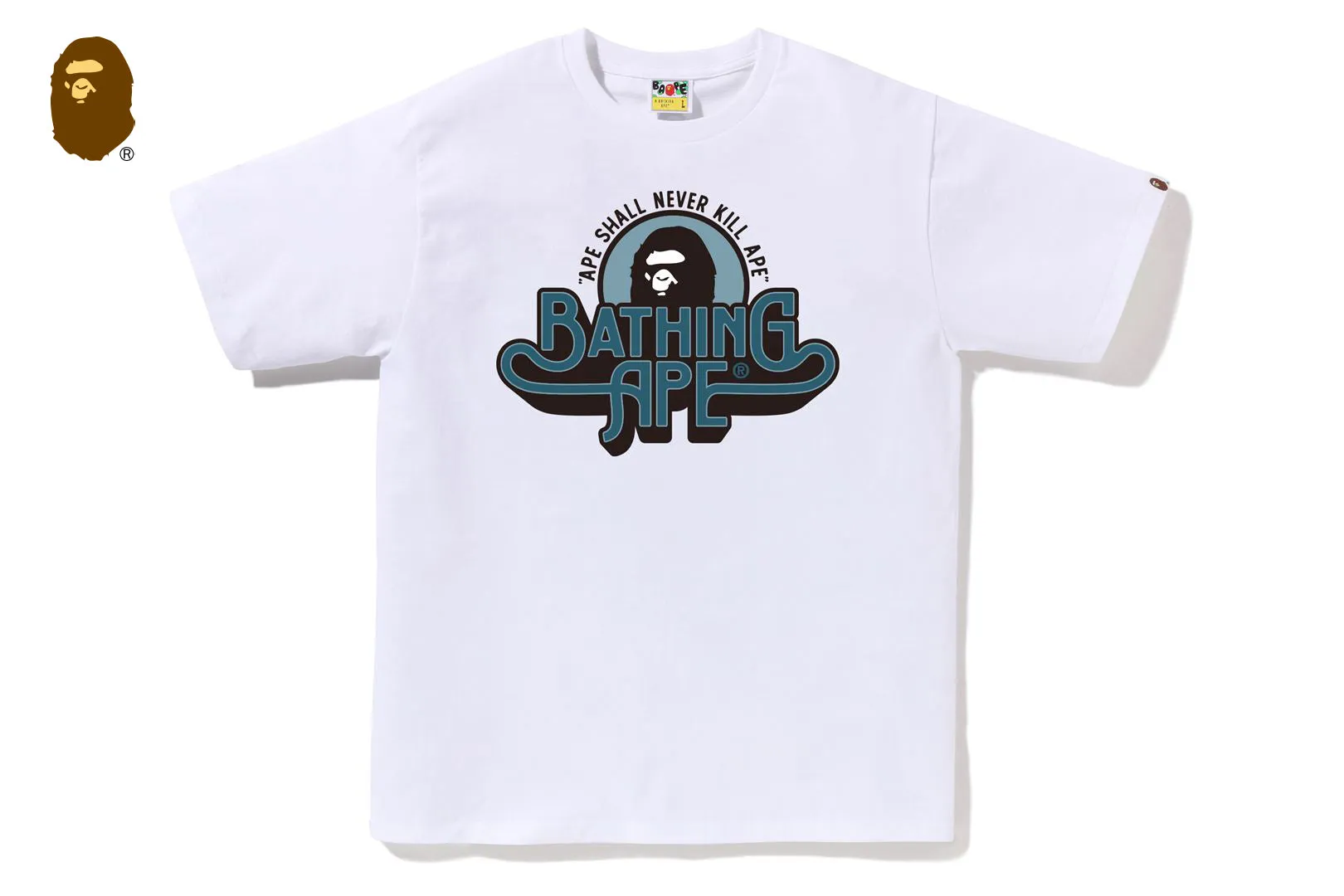 GENUINE GARMENT LOGO TEE sold by Bape