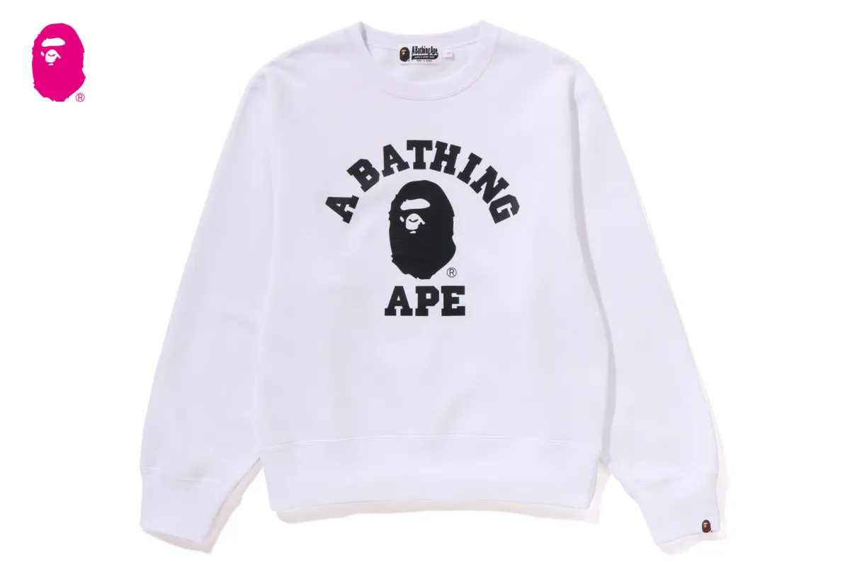 COLLEGE CREWNECK SWEATSHIRT sold by Bape