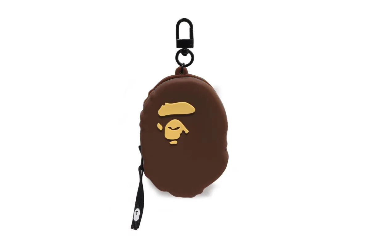APE HEAD SILICON COIN CASE made by Bape