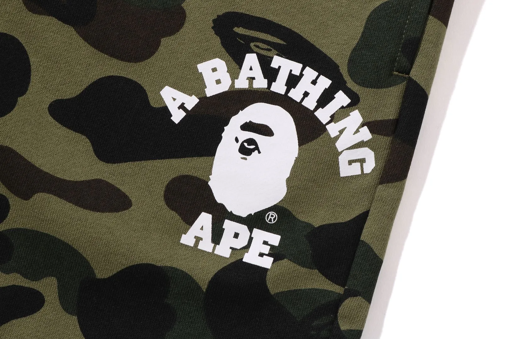 1ST CAMO SEPARATE REGULAR FIT SWEAT PANTS sold by Bape product image thumbnail 3
