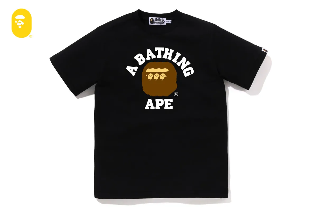 TRIPLE COLLEGE TEE made by Bape