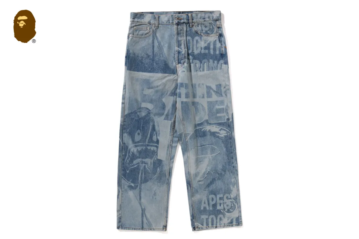 Sonic Embroidered Baggy Jeans | Parallel