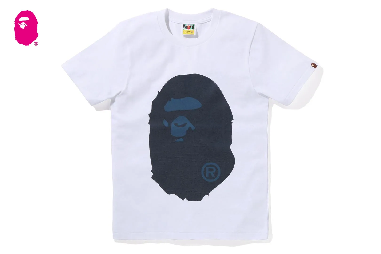 DENIM BIG APE HEAD TEE sold by Bape
