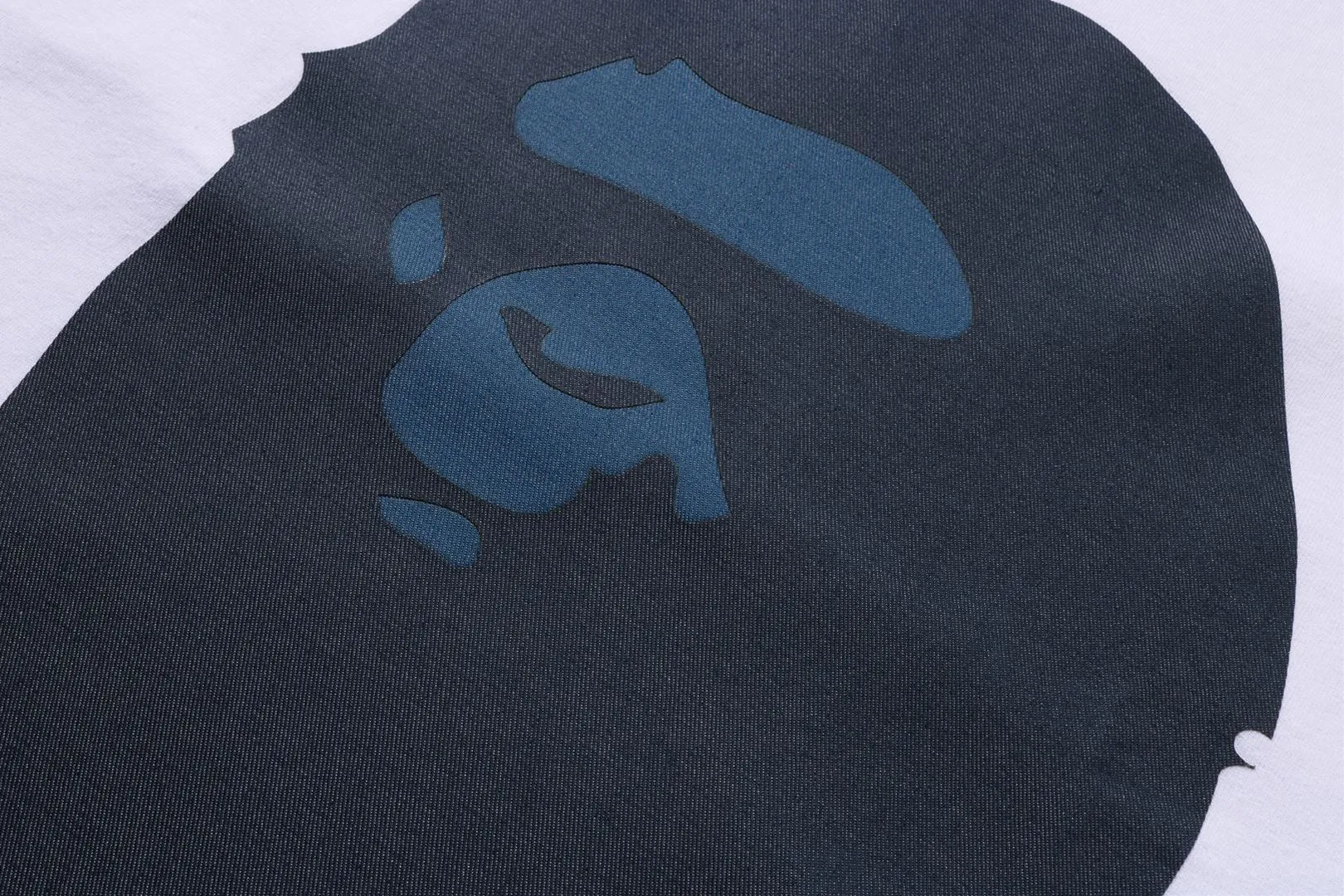 DENIM BIG APE HEAD TEE sold by Bape product image thumbnail 3