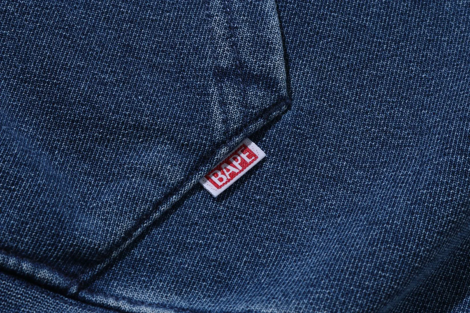 COLLEGE INDIGO PULLOVER HOODIE sold by Bape product image thumbnail 4