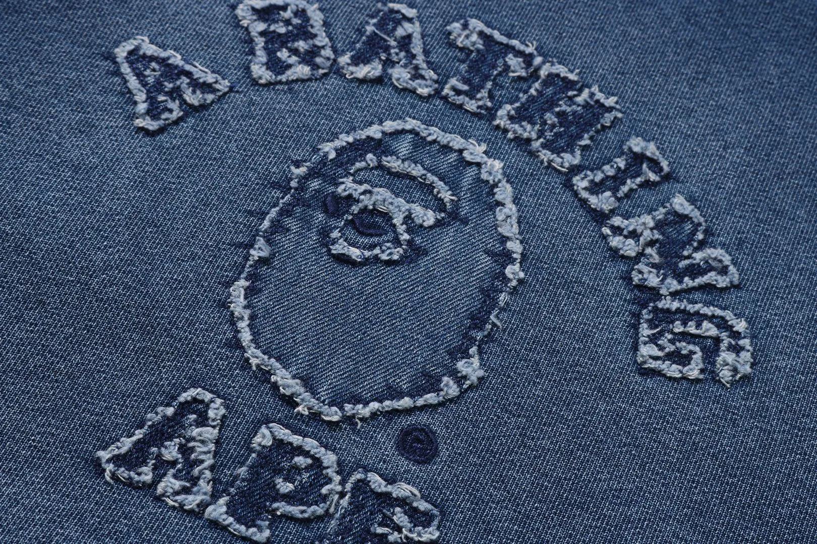 COLLEGE INDIGO PULLOVER HOODIE sold by Bape product image thumbnail 3