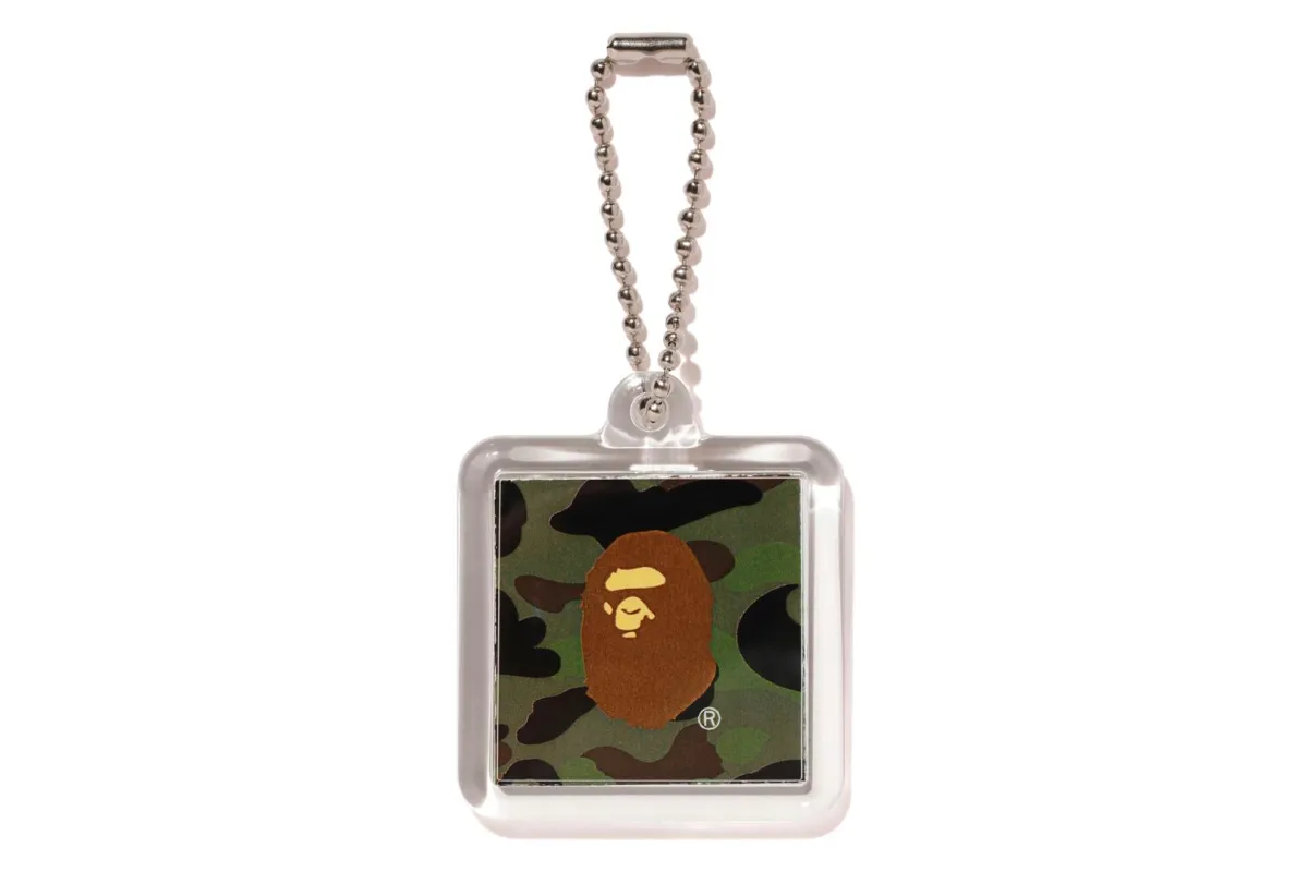 1ST CAMO KEYCHAIN sold by Bape
