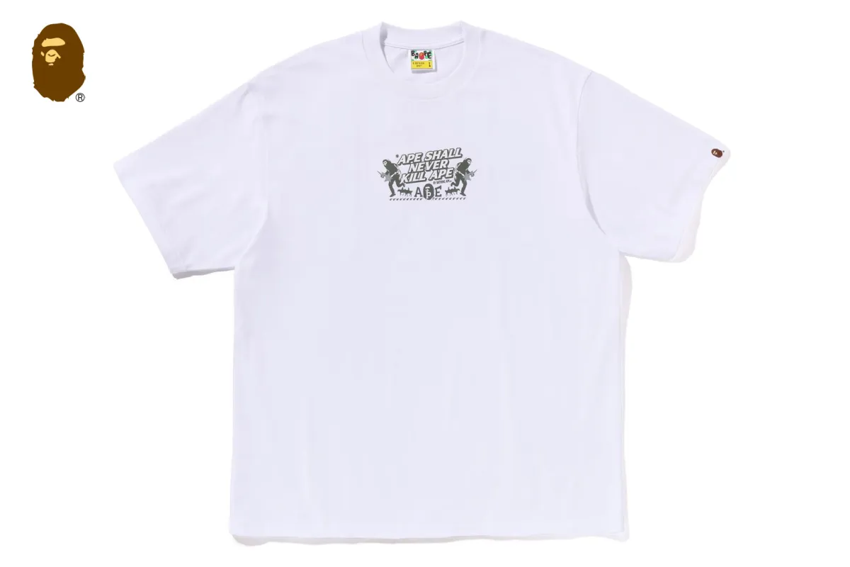 BAPE SLOGAN RELAXED FIT TEE sold by Bape