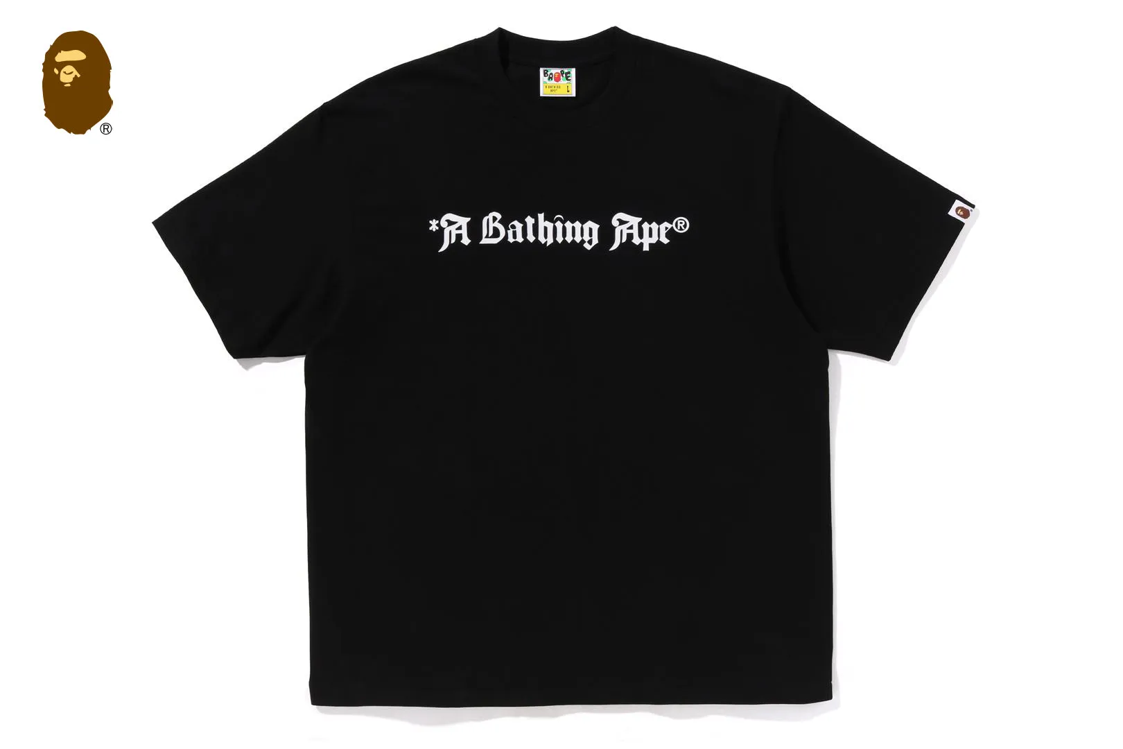 A BATHING APE LOGO RELAXED FIT TEE sold by Bape