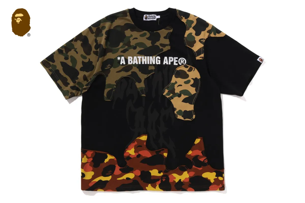 1ST CAMO UPCYCLED LOGO RELAXED FIT TEE sold by Bape