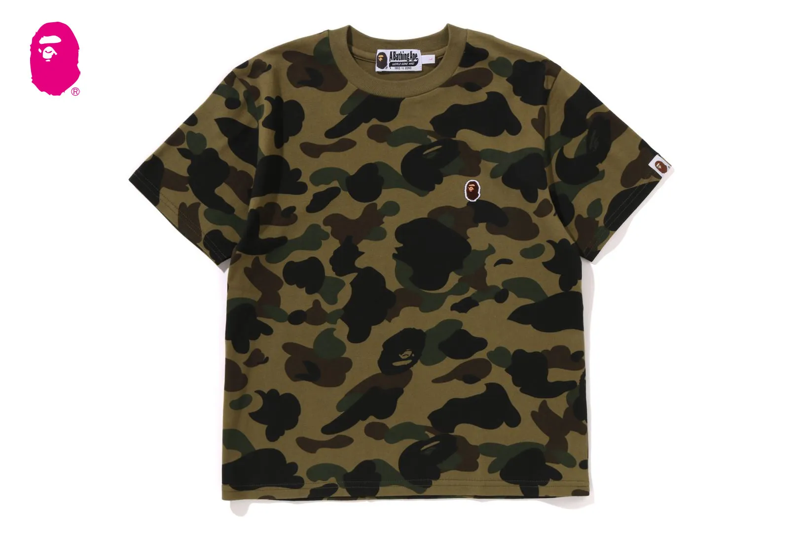 1ST CAMO ONE POINT MINI TEE sold by Bape