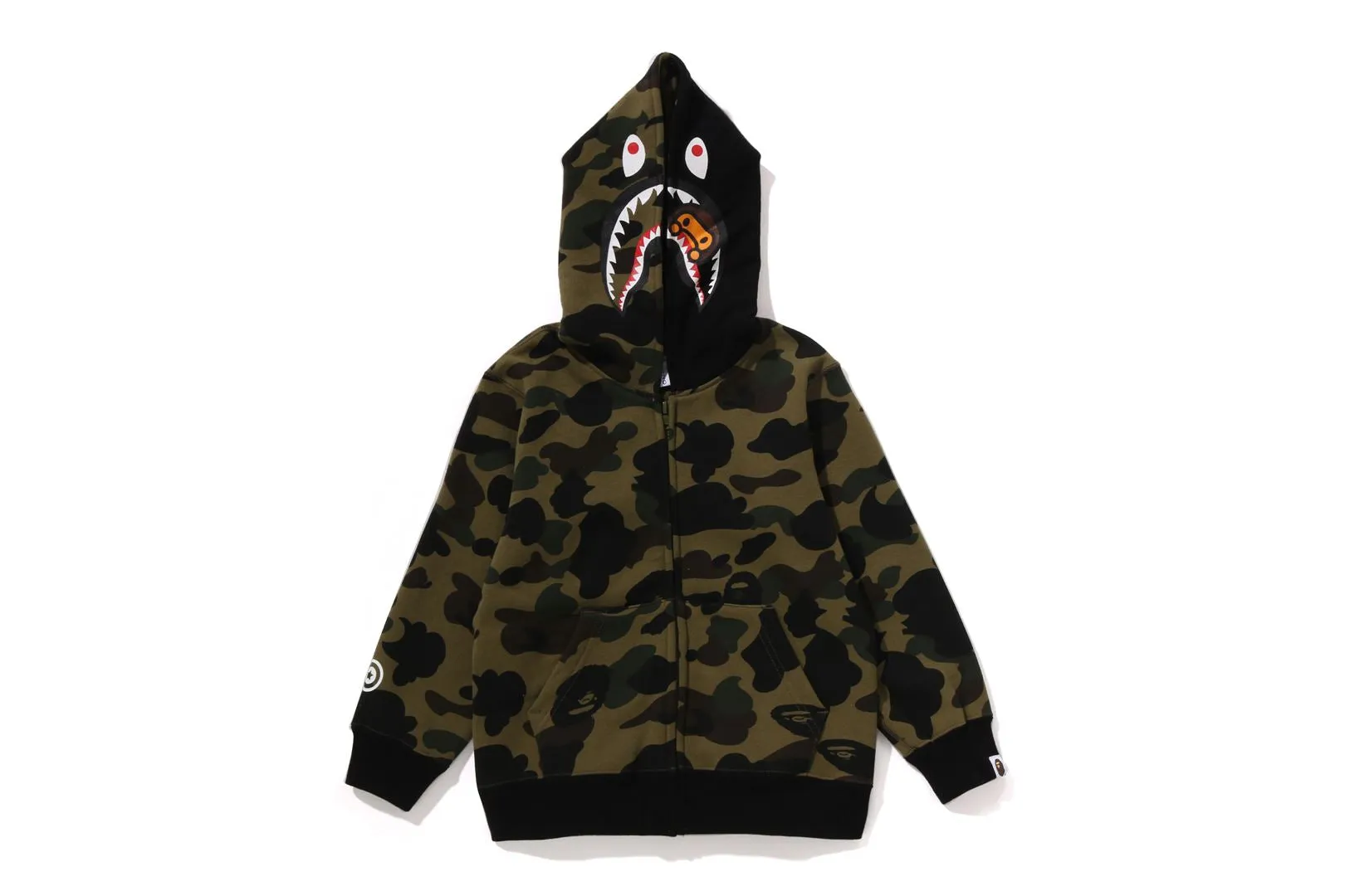 1ST CAMO MILO SHARK ZIP HOODIE sold by Bape product image thumbnail 3