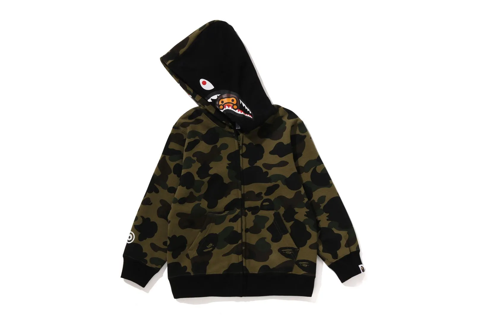 1ST CAMO MILO SHARK ZIP HOODIE sold by Bape product image thumbnail 2