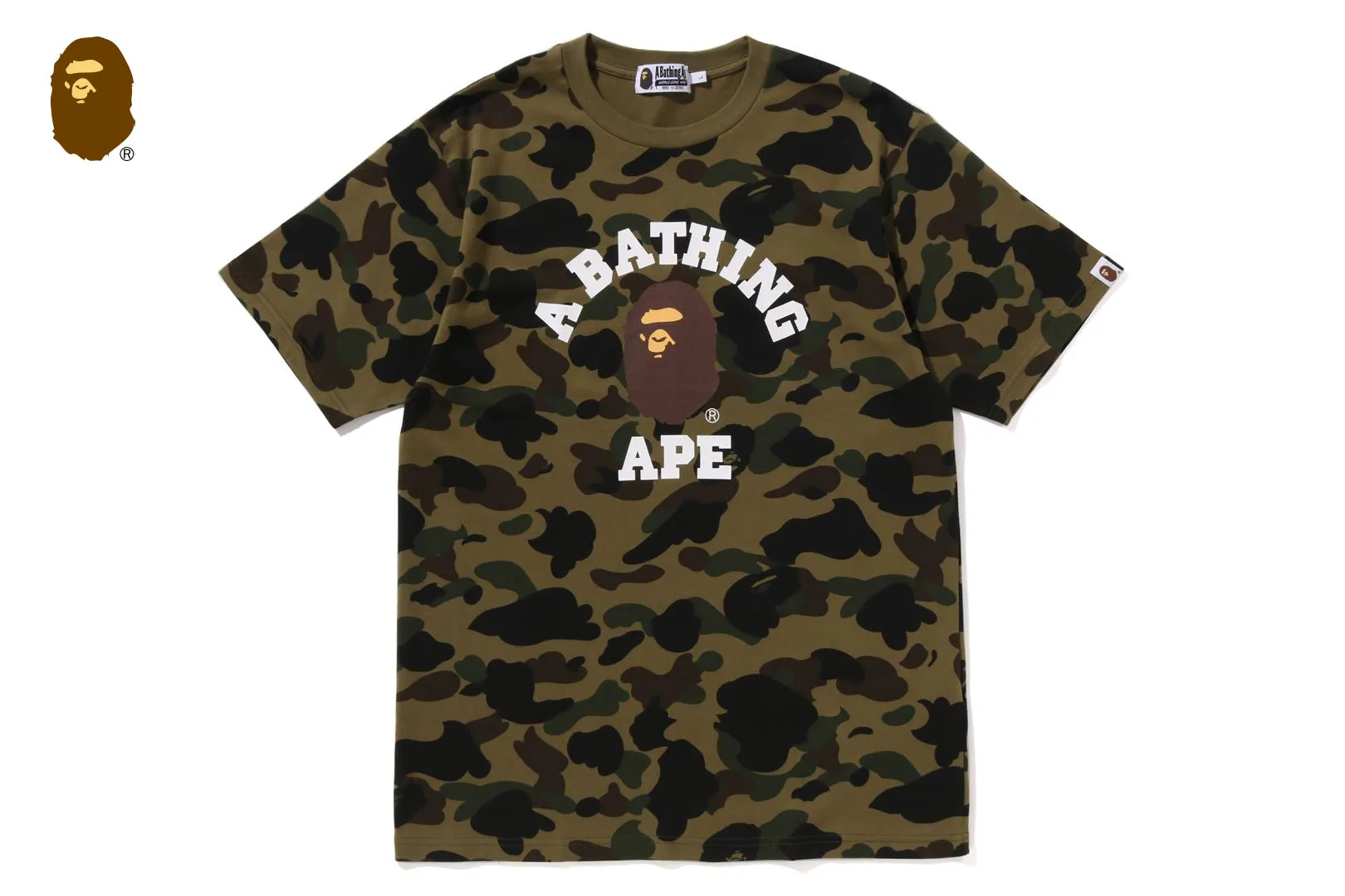 1ST CAMO COLLEGE TEE sold by Bape