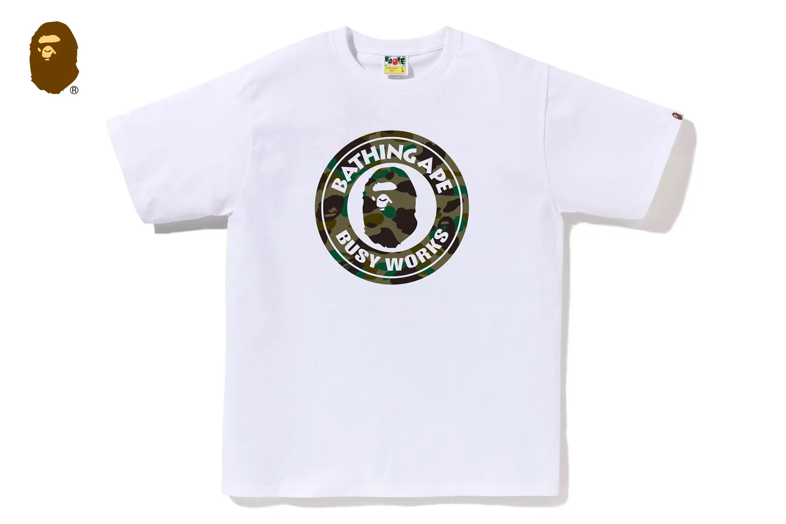 1ST CAMO BUSY WORKS TEE sold by Bape product image thumbnail 3