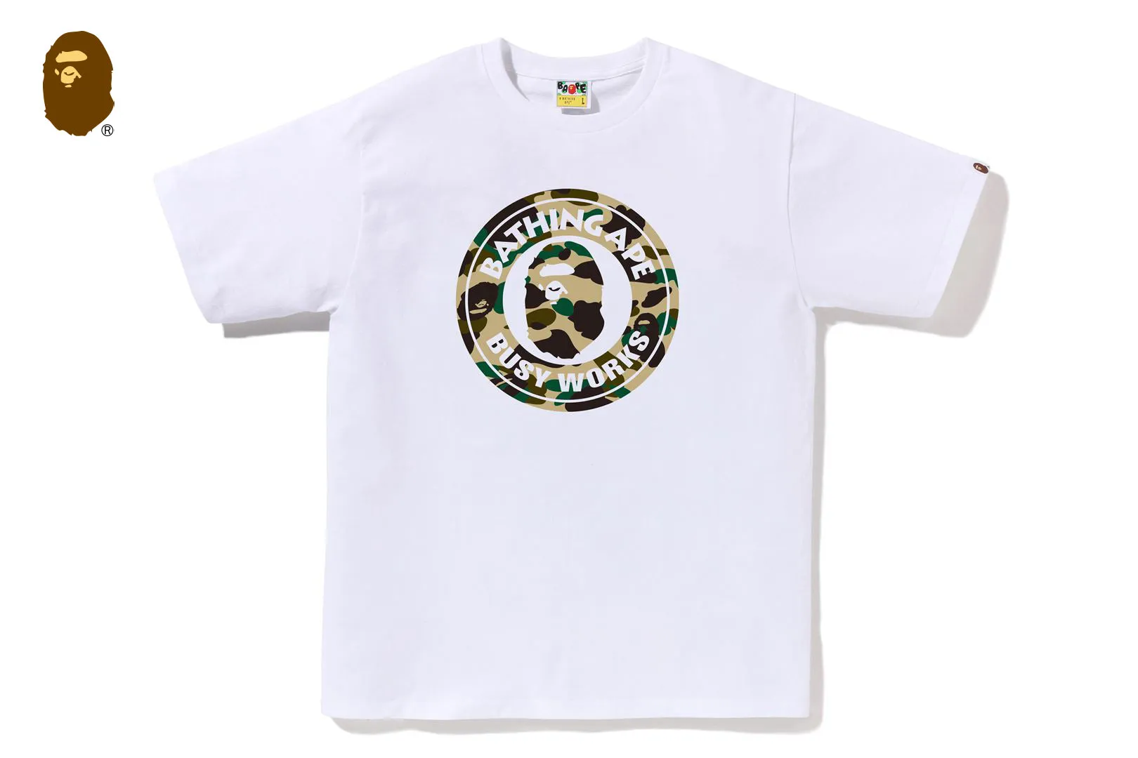 1ST CAMO BUSY WORKS TEE sold by Bape product image thumbnail 5