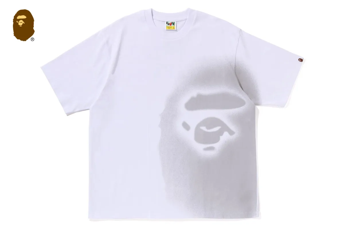 SPRAY PRINT APE HEAD RELAXED FIT TEE #1 sold by Bape