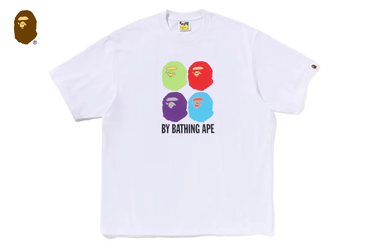 MULTI APE HEAD BY BATHING APE RELAXED FIT TEE sold by Bape