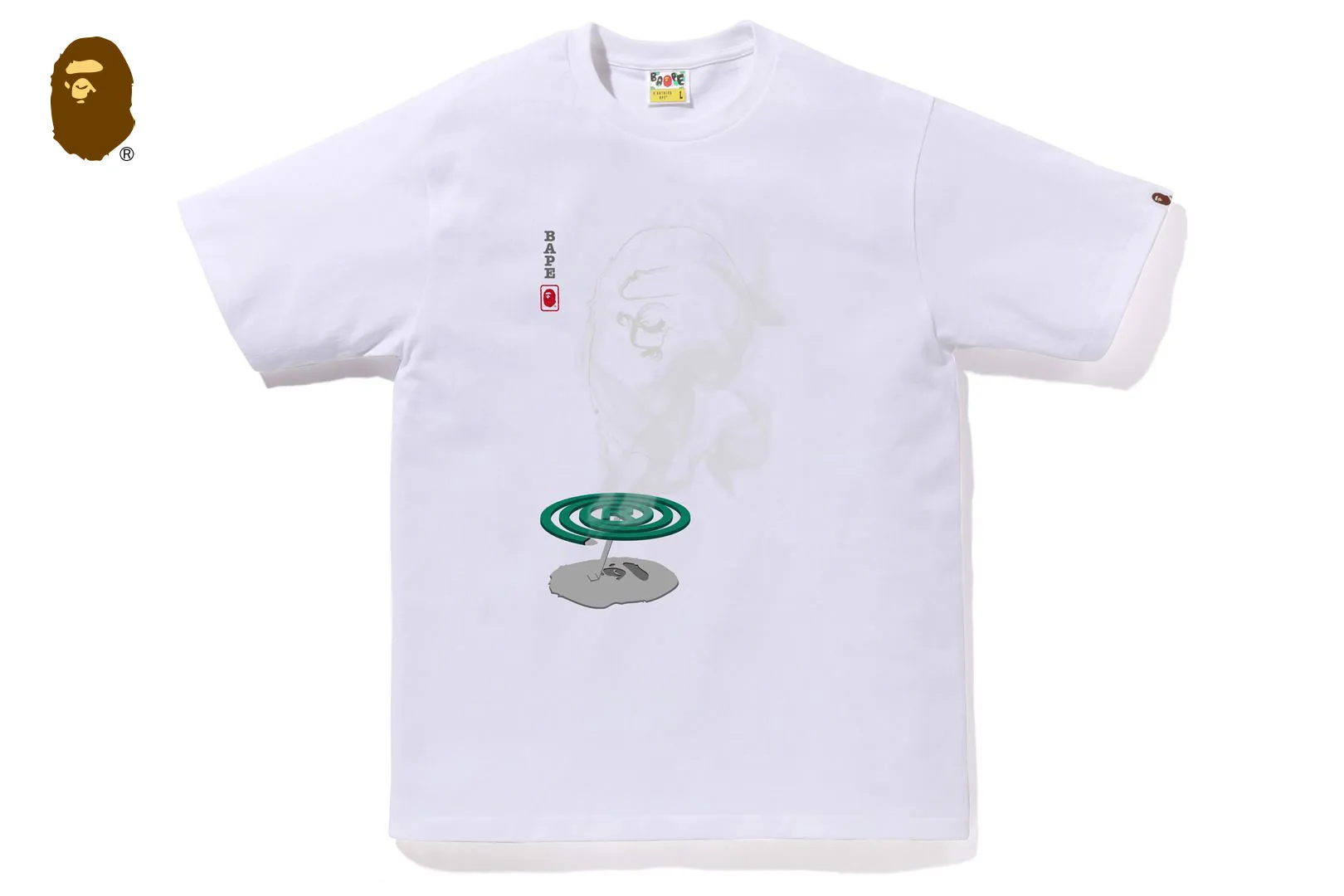 MOSQUITO COIL APE HEAD TEE sold by Bape
