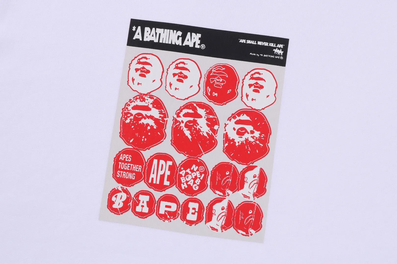 BAPE STICKER GRAPHIC RELAXED FIT TEE sold by Bape product image thumbnail 3