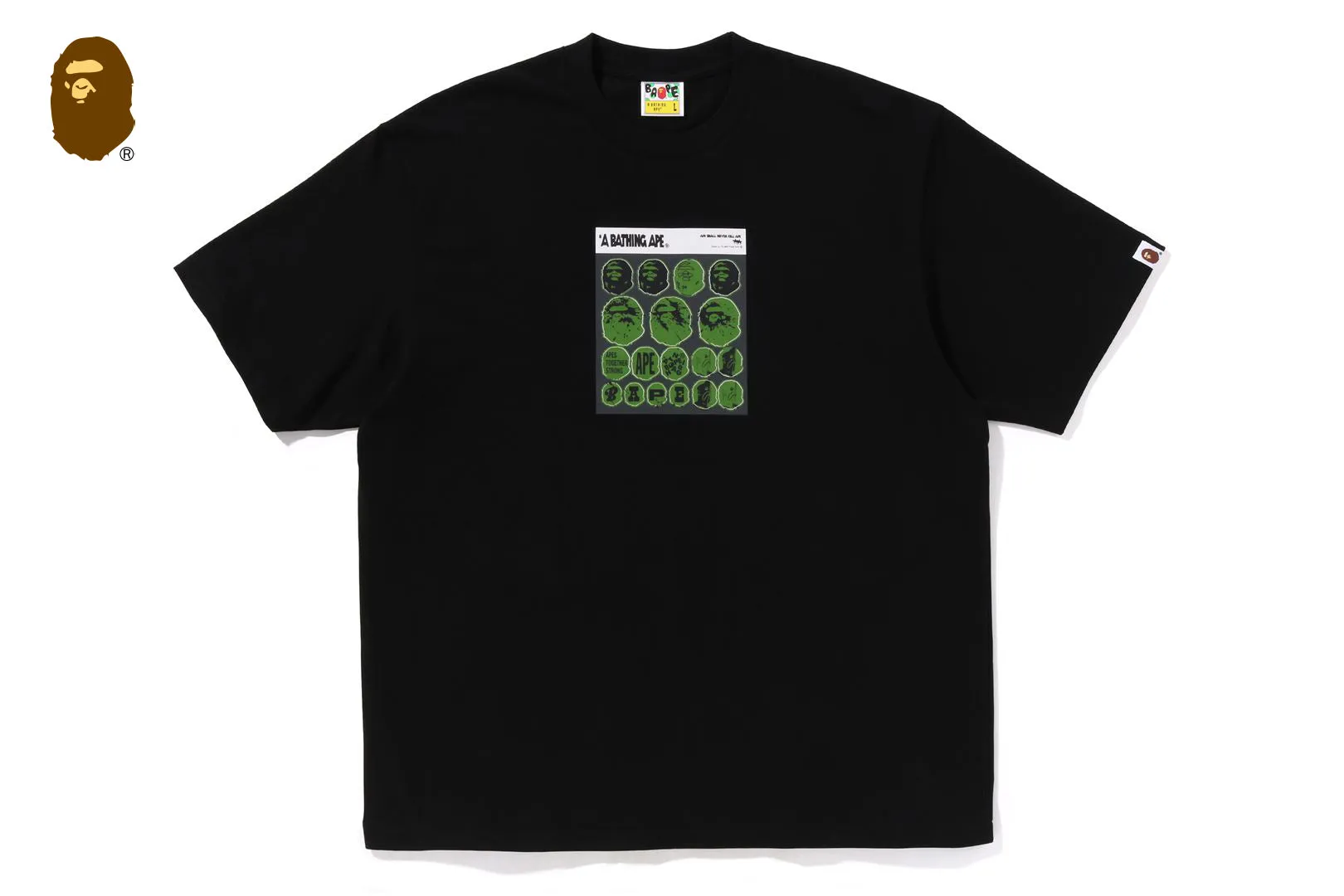 BAPE STICKER GRAPHIC RELAXED FIT TEE sold by Bape product image thumbnail 4