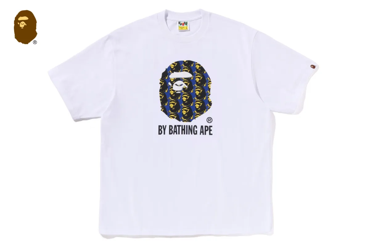 APE HEAD PATTERN BY BATHING APE RELAXED FIT TEE sold by Bape