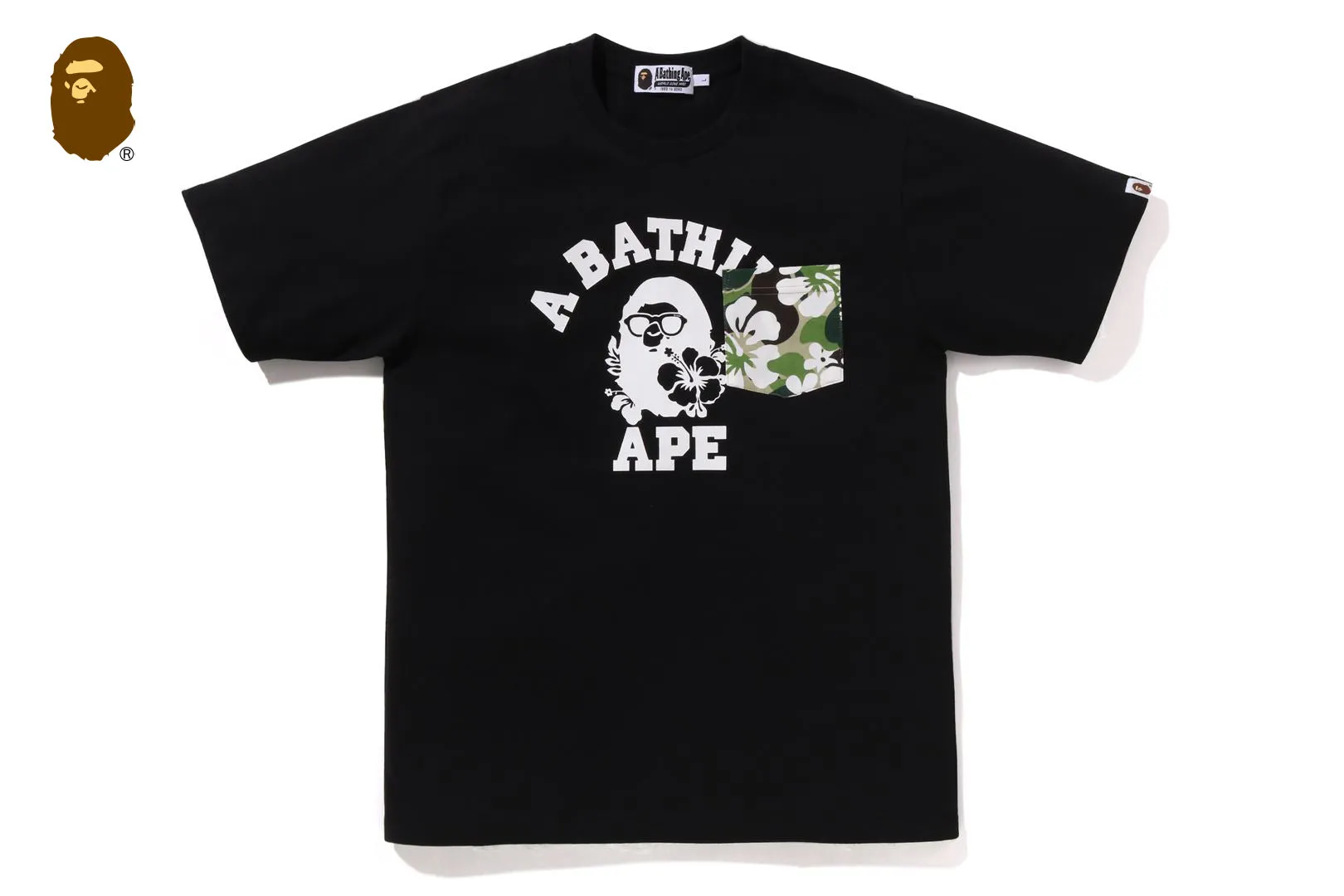 ABC RESORT CAMO POCKET COLLEGE TEE sold by Bape product image thumbnail 5
