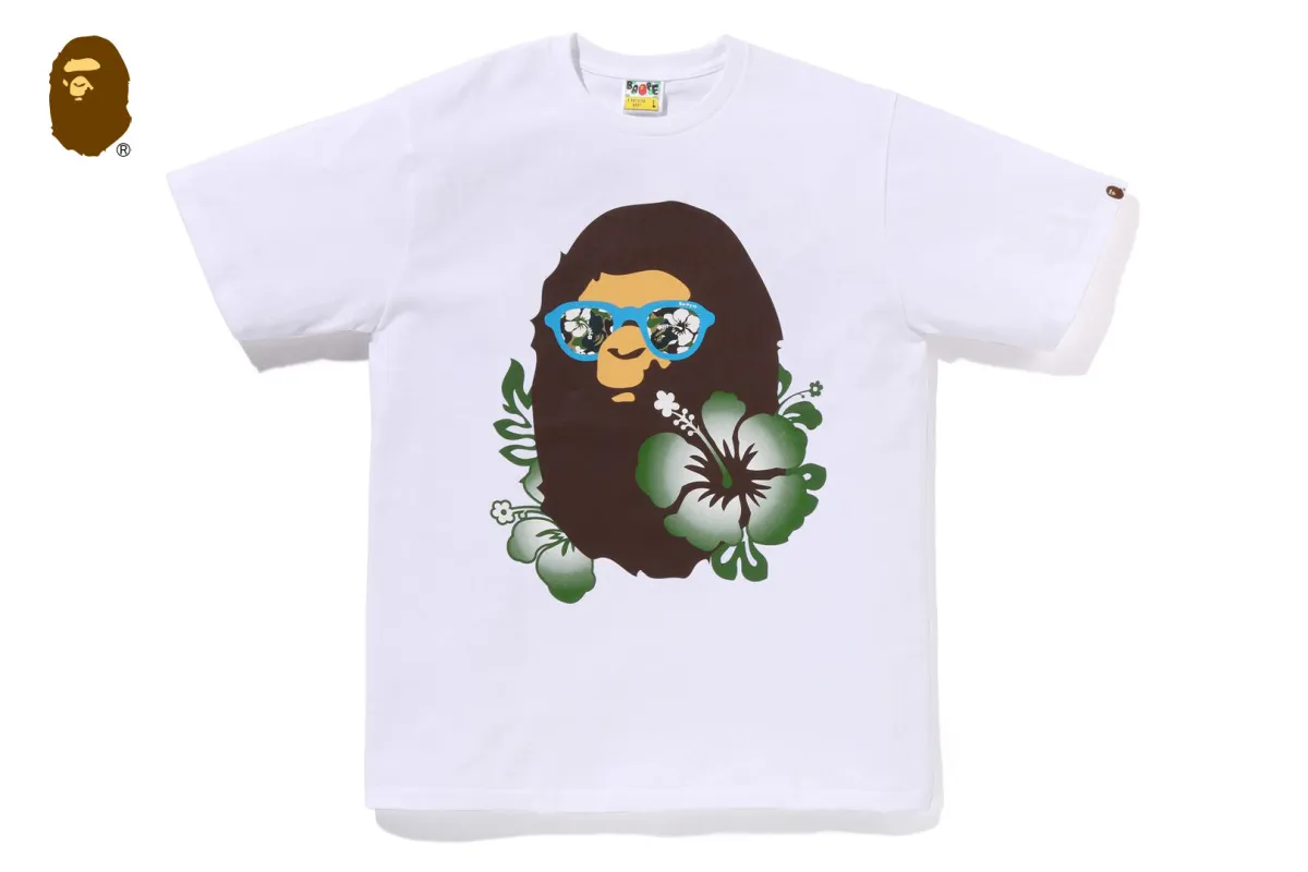 ABC RESORT CAMO APE HEAD TEE sold by Bape