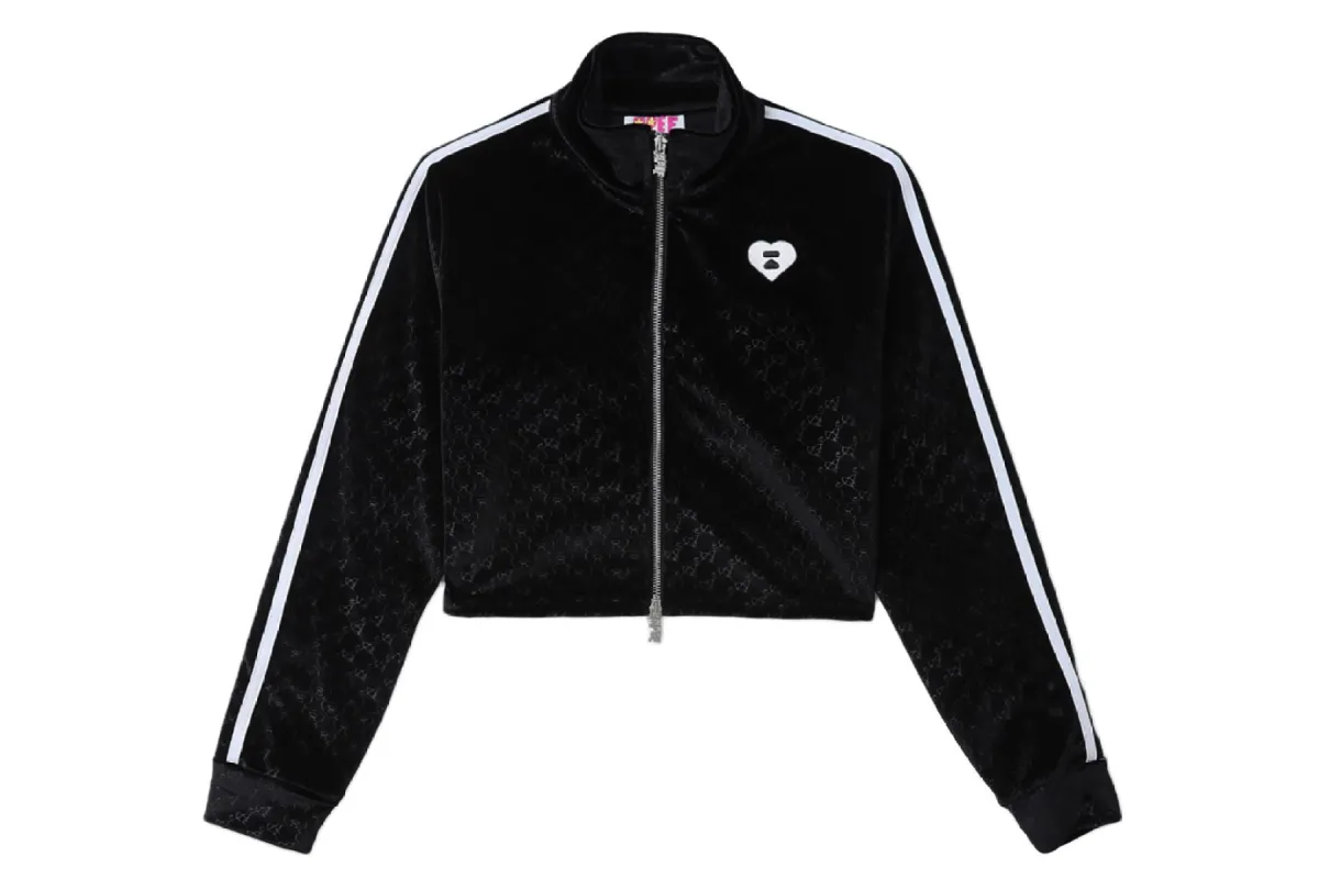 PATTERN FLEECE FULL ZIP JACKET sold by Bape