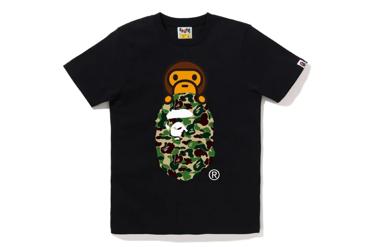 ABC CAMO MILO ON APE HEAD TEE sold by Bape