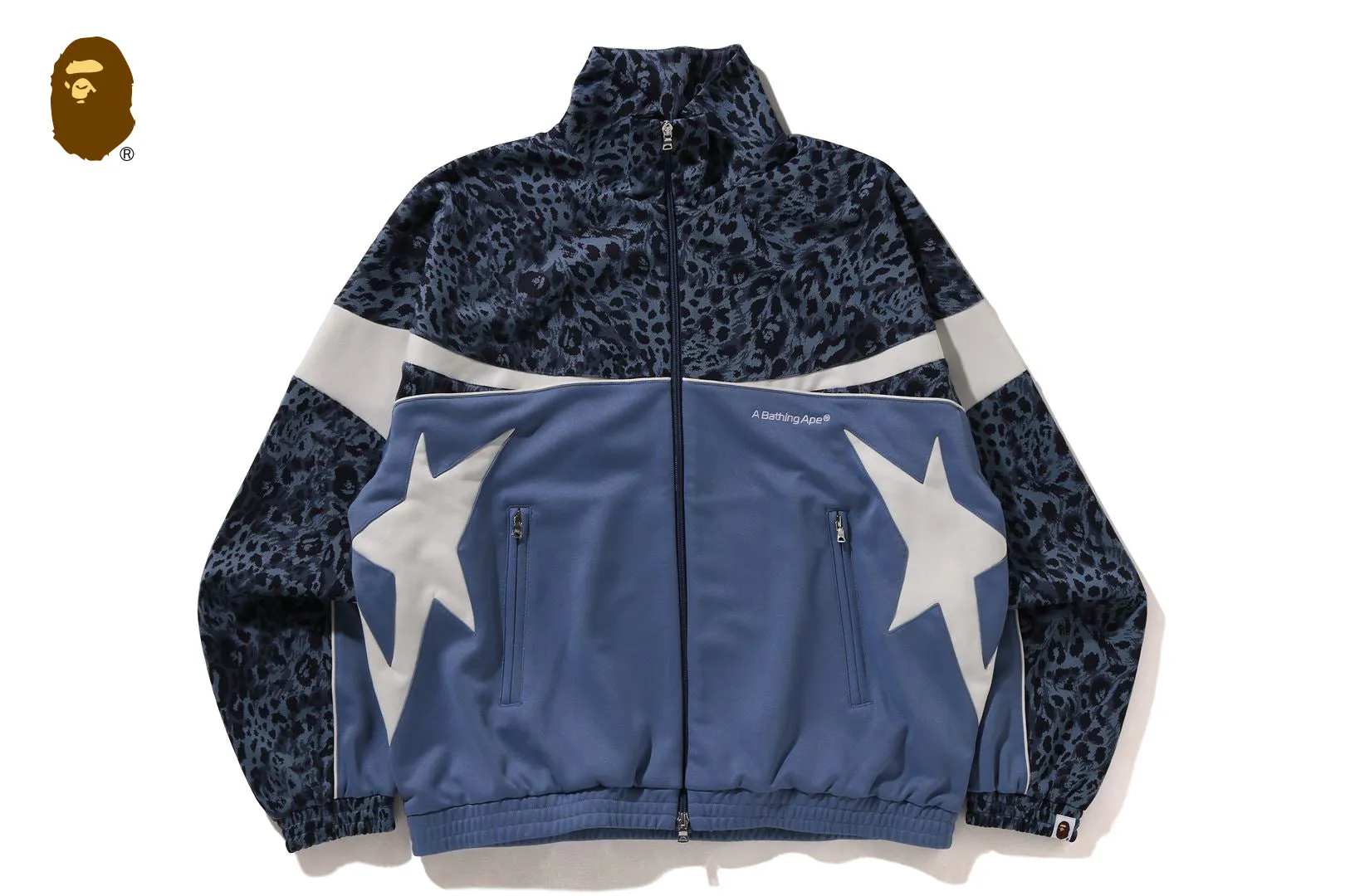 WILD LEOPARD PATTERN RELAXED FIT TRACK JACKET sold by Bape product image thumbnail 5