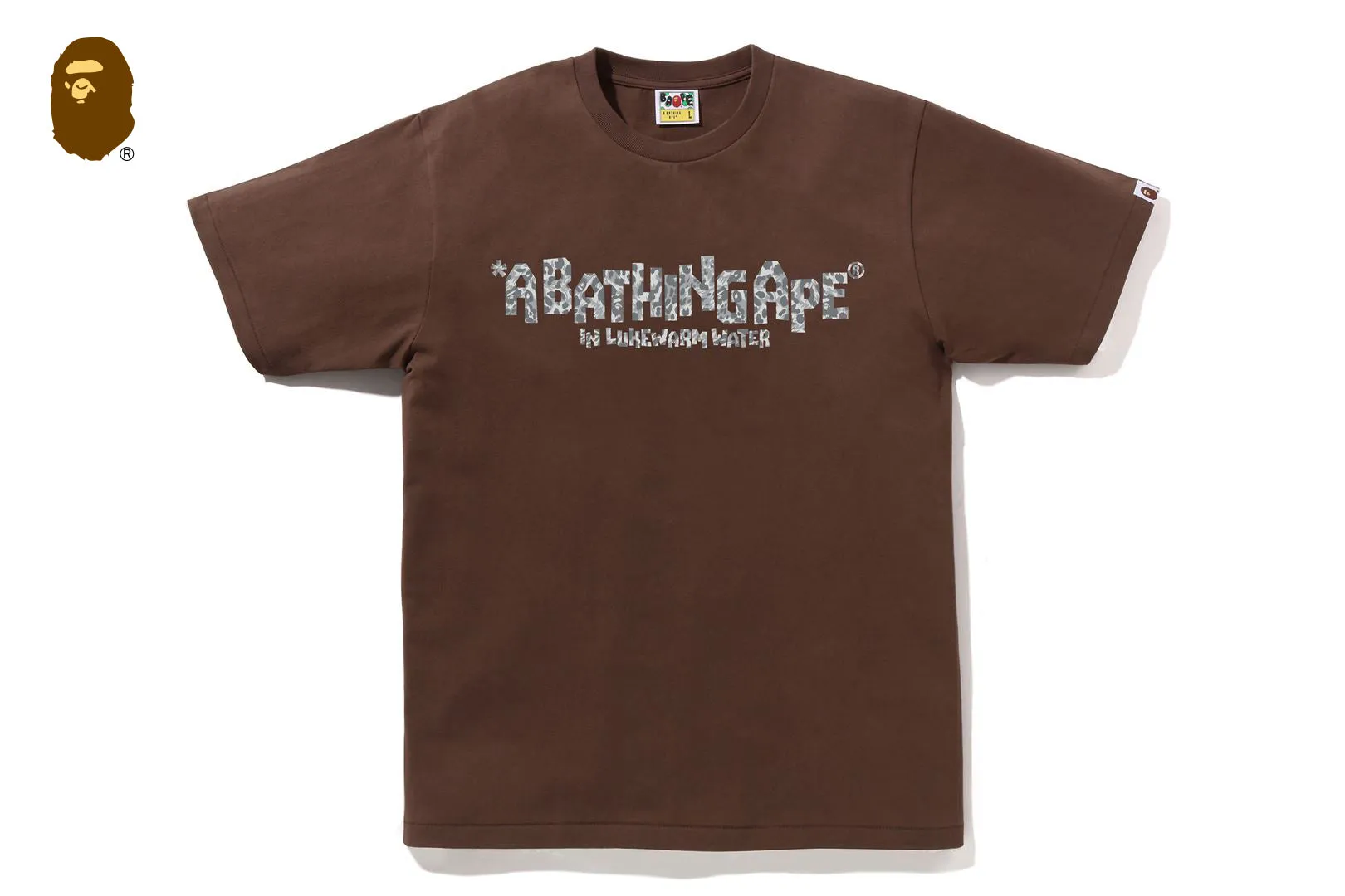 WILD LEOPARD PATTERN PRIMITIVE LOGO TEE sold by Bape product image thumbnail 5