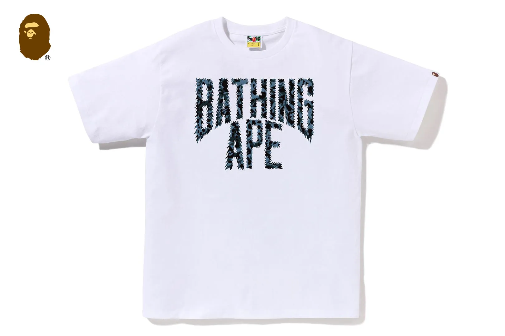 WILD LEOPARD PATTERN NYC LOGO TEE sold by Bape product image thumbnail 3