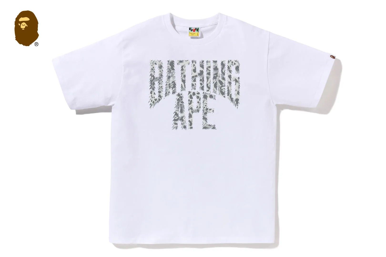 WILD LEOPARD PATTERN NYC LOGO TEE sold by Bape product image thumbnail 5