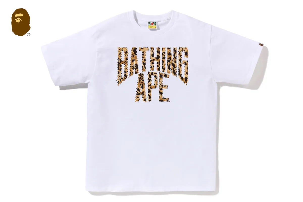 WILD LEOPARD PATTERN NYC LOGO TEE sold by Bape