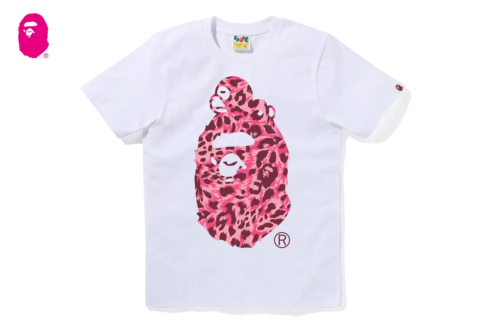WILD LEOPARD PATTERN MILO ON BIG APE TEE sold by Bape product image thumbnail 3