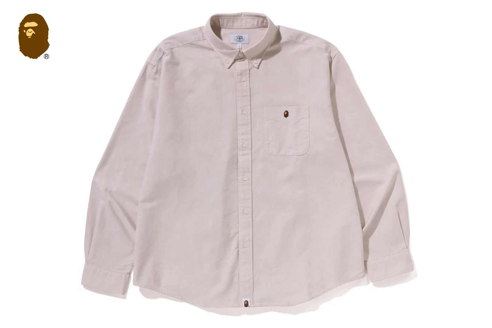 ONE POINT OXFORD LS SHIRT sold by Bape