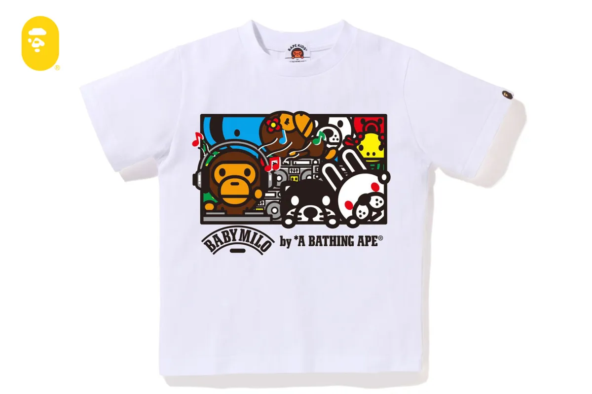 MILO FRIENDS DJ TEE sold by Bape