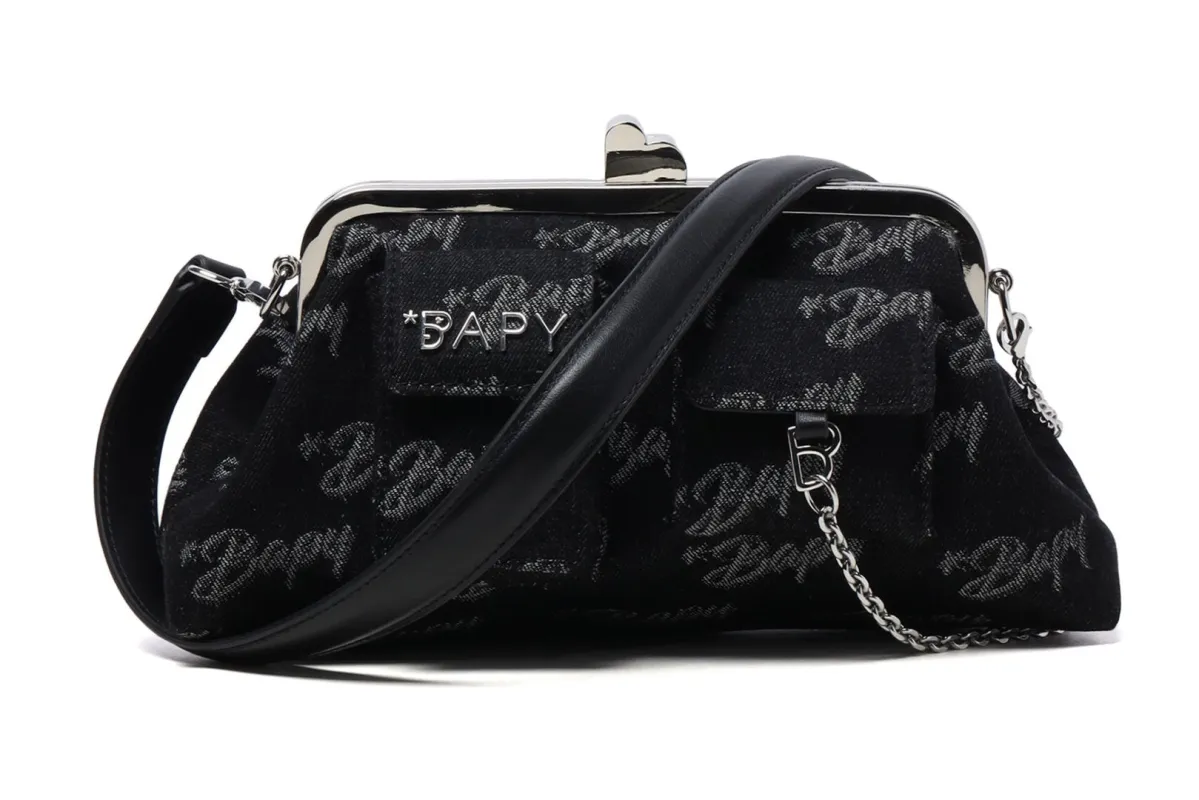 BAPY MONOGRAM CLASP BAG sold by Bape