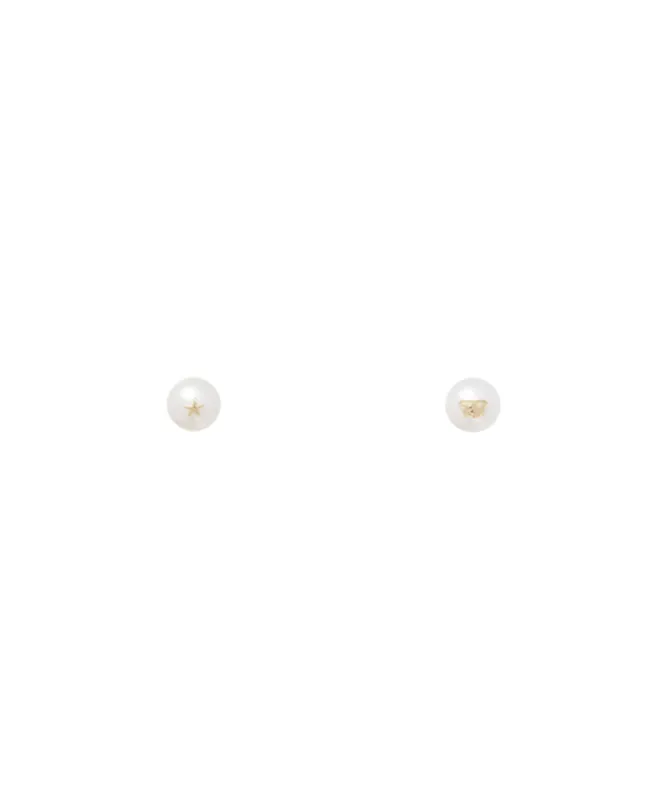 BAPY LOGO PEARL EAR STUDS sold by Bape