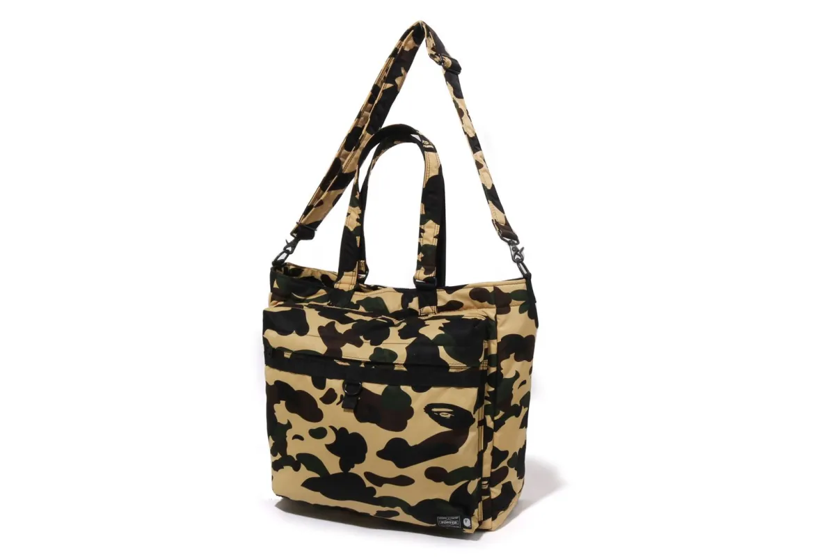 【 BAPE X PORTER 】1ST CAMO UTILITY TOTE BAG sold by Bape