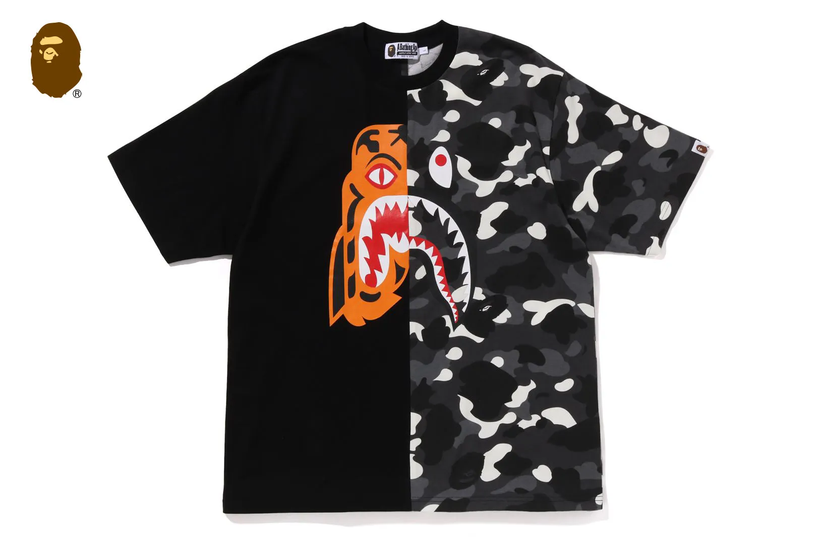 CITY CAMO TIGER SHARK RELAXED FIT TEE sold by Bape product image thumbnail 5