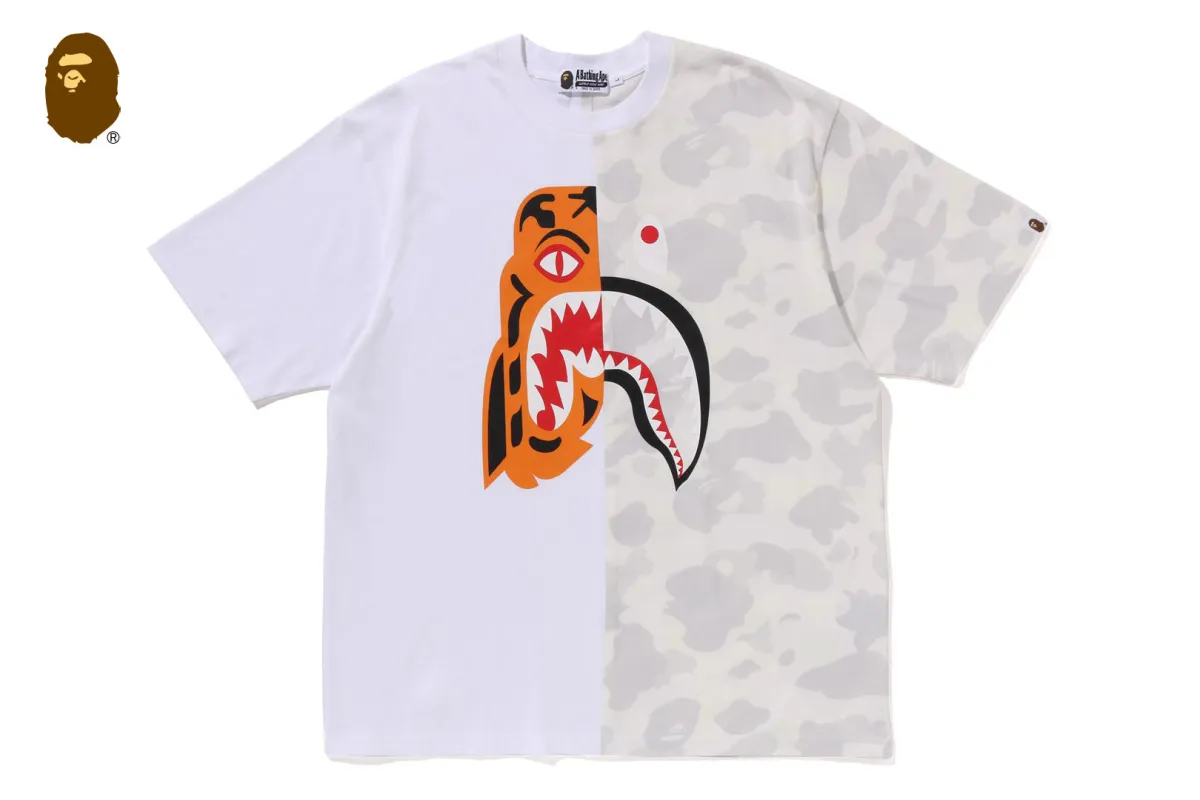 CITY CAMO TIGER SHARK RELAXED FIT TEE sold by Bape