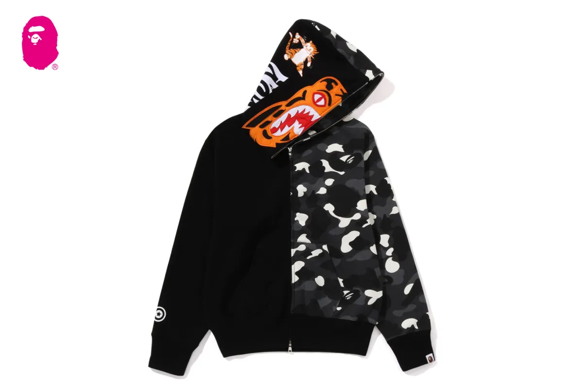 CITY CAMO TIGER SHARK FULL ZIP HOODIE sold by Bape