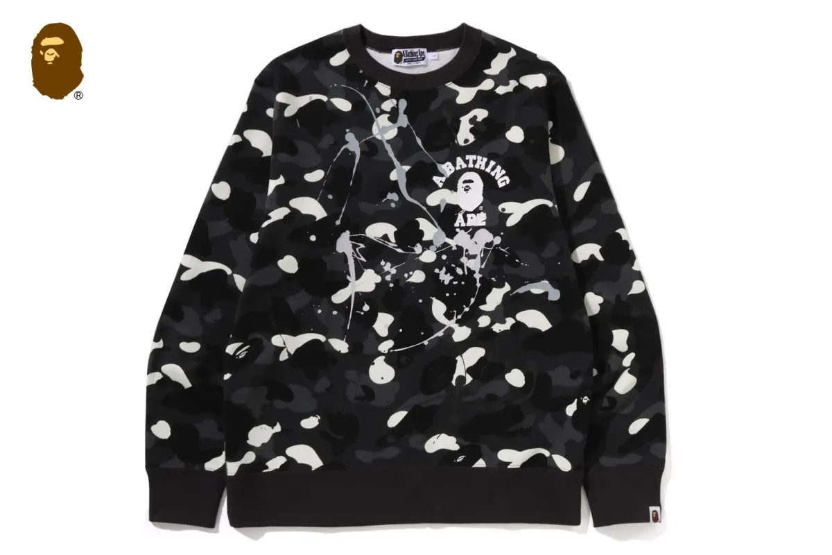 CITY CAMO PAINTING CREWNECK SWEATSHIRT sold by Bape
