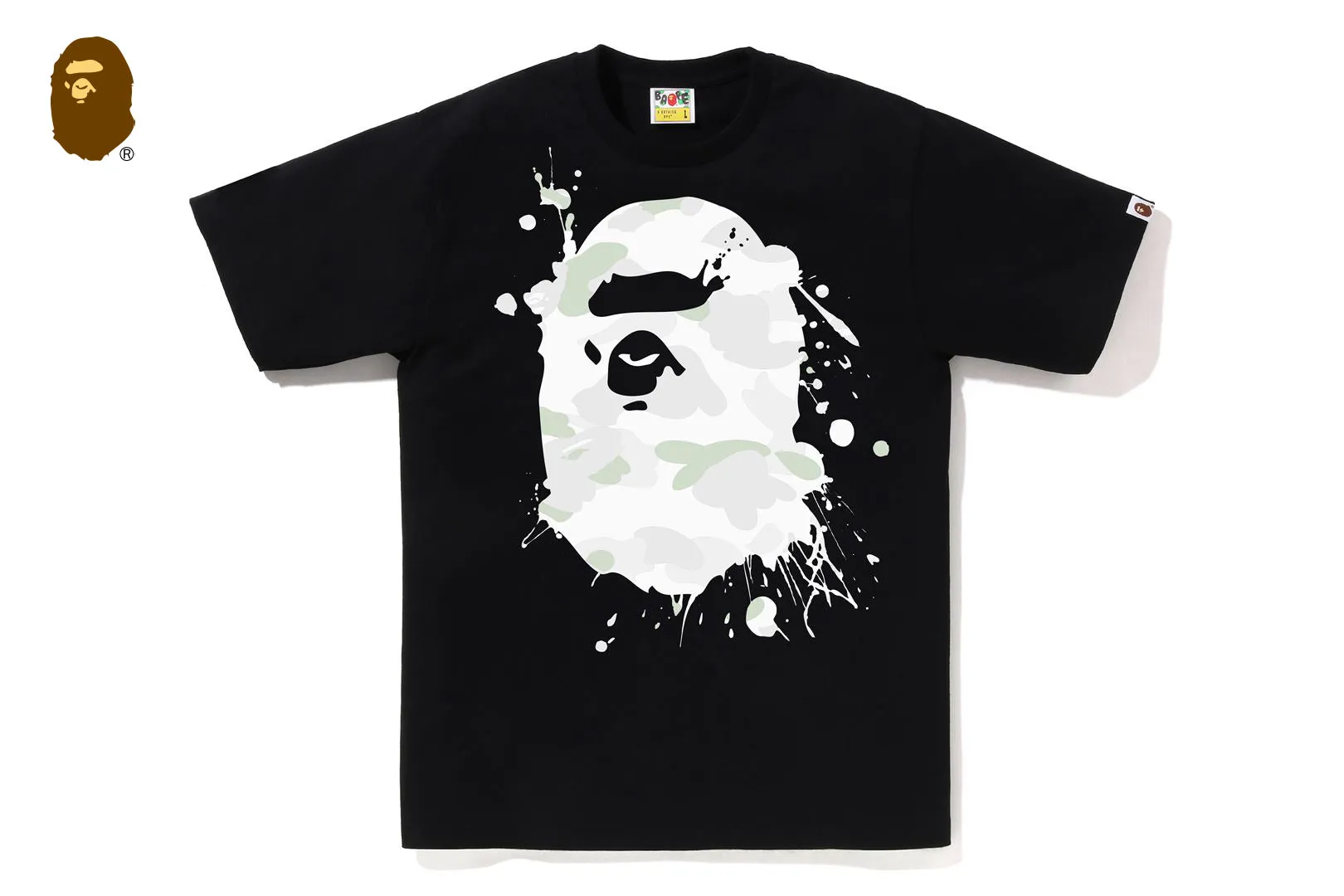CITY CAMO PAINTING APE HEAD TEE sold by Bape product image thumbnail 5